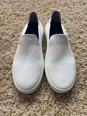 Rothy’s The Original Slip On Sneaker Sz 8 Bright White